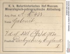 Etiketten zu Galenit (NHMW-MIN-Ak433)